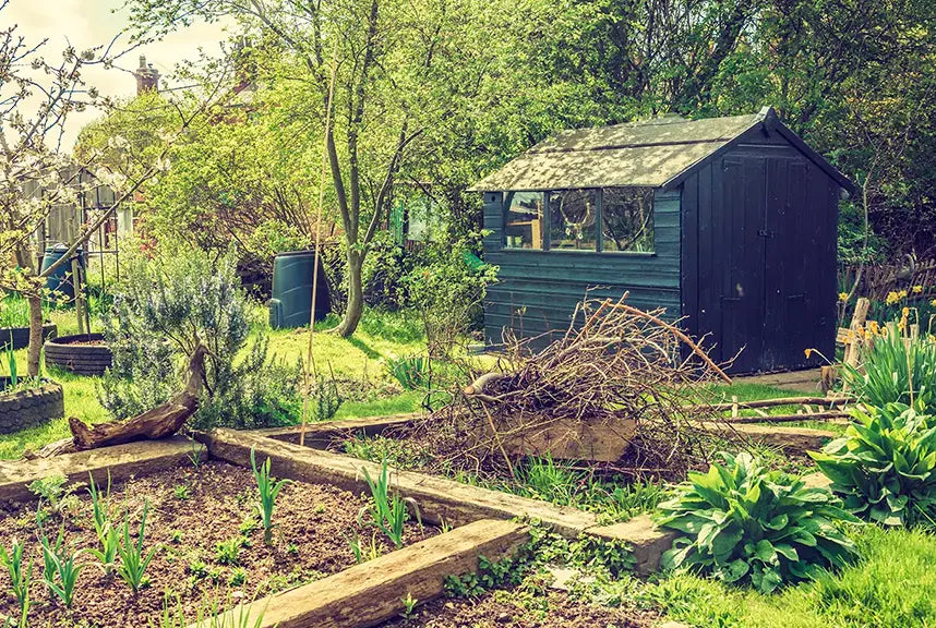 Setting up the compost