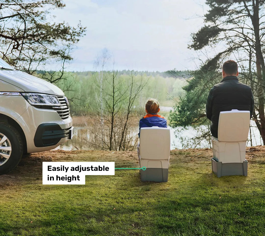 TROBOLO WandaGO toilet with adjustable seat height