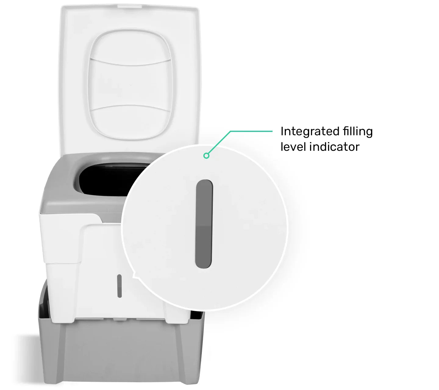 TROBOLO WandaGO with intergrated filling level indicator