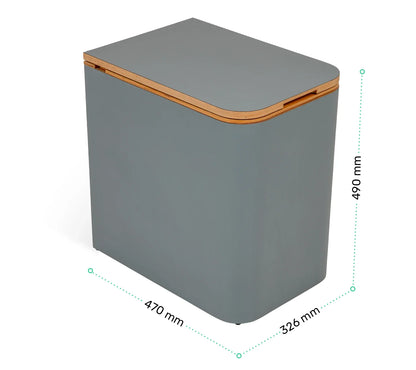 TROBOLO Silvabloem grey composting toilet dimensions