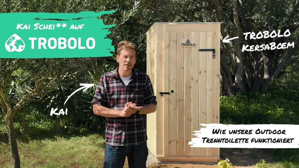 Video on how the TROBOLO outdoor composting toilet KersaBoem works